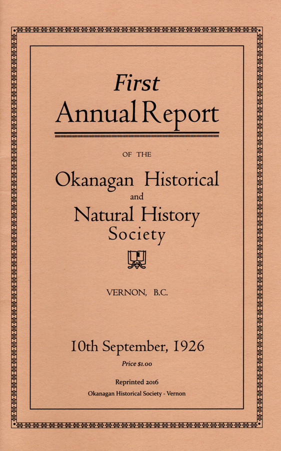 Reprints of OHS Reports 1-5